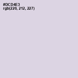 #DCD4E3 - Geyser Color Image