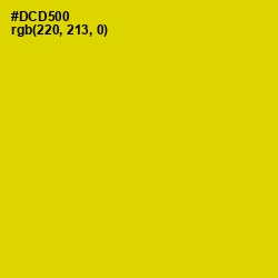 #DCD500 - Barberry Color Image