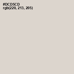 #DCD5CD - Timberwolf Color Image