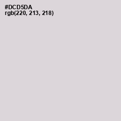 #DCD5DA - Swiss Coffee Color Image