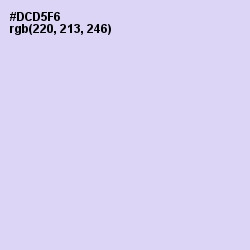 #DCD5F6 - Fog Color Image