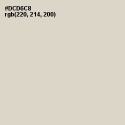 #DCD6C8 - Timberwolf Color Image