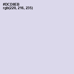 #DCD8EB - Geyser Color Image