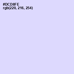 #DCD8FE - Fog Color Image