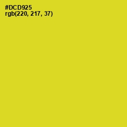 #DCD925 - Sunflower Color Image