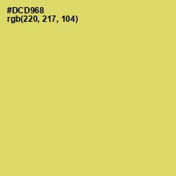 #DCD968 - Chenin Color Image