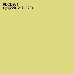 #DCD981 - Winter Hazel Color Image