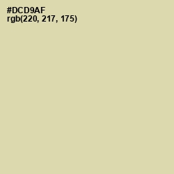#DCD9AF - Sapling Color Image