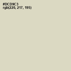 #DCD9C3 - Tana Color Image