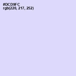 #DCD9FC - Fog Color Image