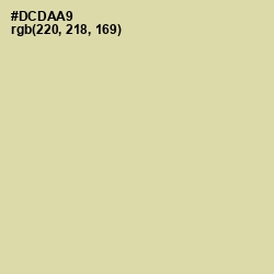 #DCDAA9 - Sapling Color Image