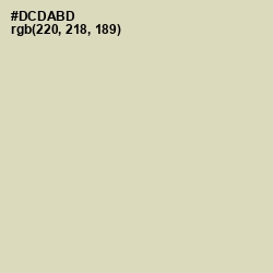 #DCDABD - Sisal Color Image