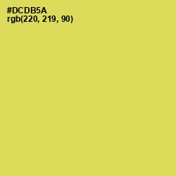 #DCDB5A - Wattle Color Image