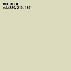 #DCDBBD - Sisal Color Image