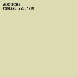 #DCDCB2 - Sapling Color Image