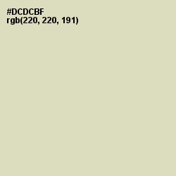 #DCDCBF - Sisal Color Image