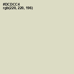 #DCDCC4 - Tana Color Image