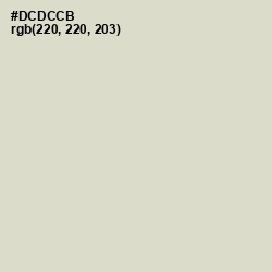 #DCDCCB - Moon Mist Color Image