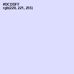 #DCDDFF - Fog Color Image