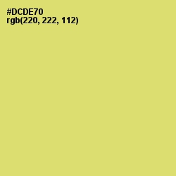 #DCDE70 - Chenin Color Image