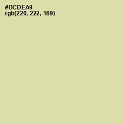 #DCDEA9 - Sapling Color Image