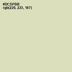 #DCDFBB - Sisal Color Image