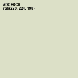 #DCE0C6 - Beryl Green Color Image