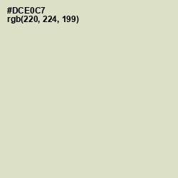 #DCE0C7 - Beryl Green Color Image