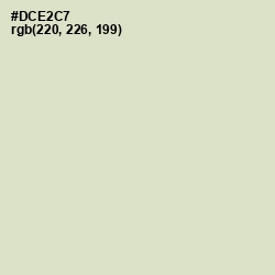 #DCE2C7 - Beryl Green Color Image