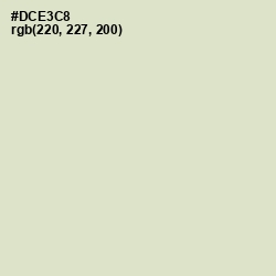 #DCE3C8 - Beryl Green Color Image