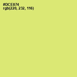 #DCE874 - Yellow Green Color Image