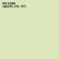 #DCE8BB - Caper Color Image