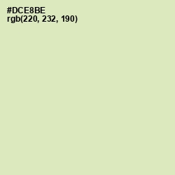 #DCE8BE - Caper Color Image