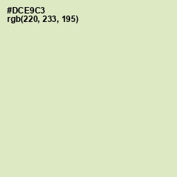 #DCE9C3 - Beryl Green Color Image