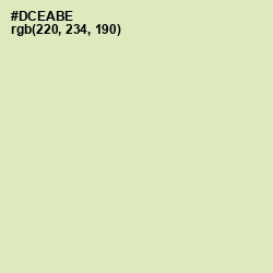 #DCEABE - Caper Color Image