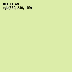 #DCECA9 - Caper Color Image