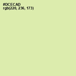 #DCECAD - Caper Color Image