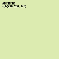 #DCECB0 - Caper Color Image