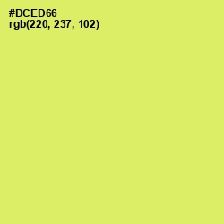 #DCED66 - Yellow Green Color Image