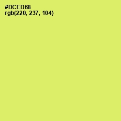 #DCED68 - Yellow Green Color Image