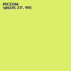 #DCED6A - Yellow Green Color Image