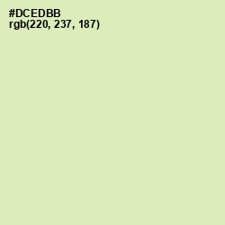 #DCEDBB - Caper Color Image