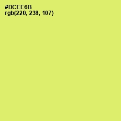 #DCEE6B - Yellow Green Color Image
