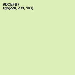 #DCEFB7 - Caper Color Image