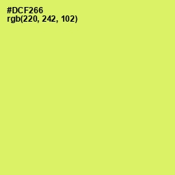 #DCF266 - Sulu Color Image