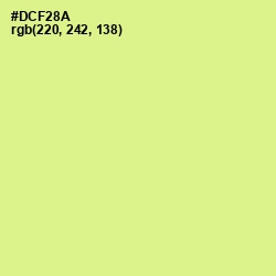 #DCF28A - Mindaro Color Image