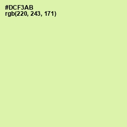 #DCF3AB - Caper Color Image