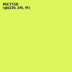 #DCF55B - Canary Color Image