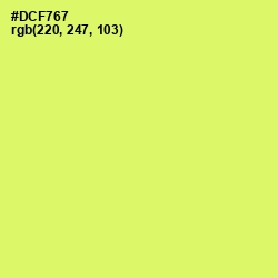 #DCF767 - Sulu Color Image