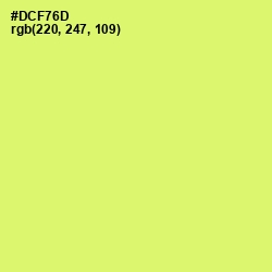 #DCF76D - Sulu Color Image